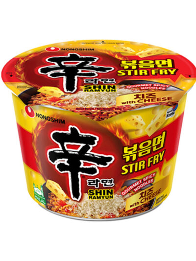 Stir fry cheese shin ramyun